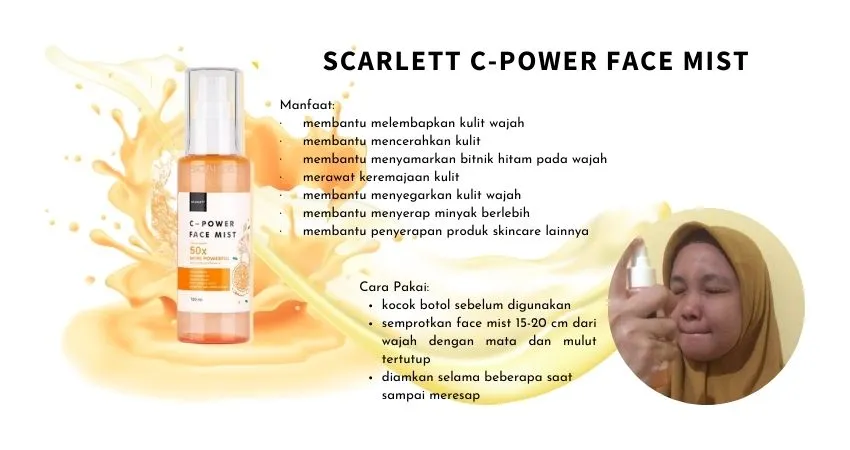 cara pakai face mist