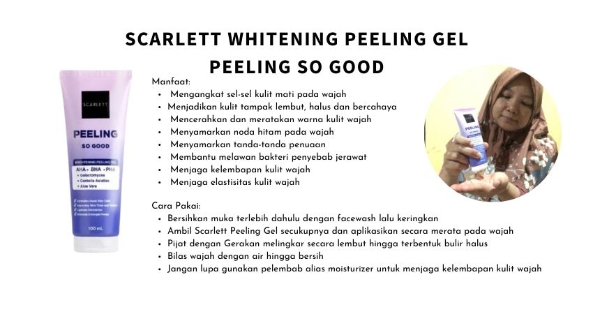 review scarleet peeling good